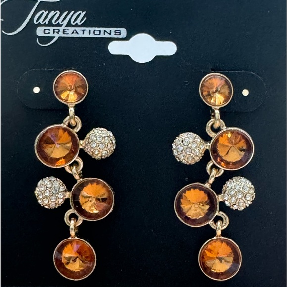 High-End Department Store Designer One of Kind Statement Earrings - Picture 2 of 8